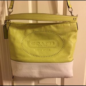 COACH ALL LEATHER! ITS REAL NOT FACTORY OR OUTLET!